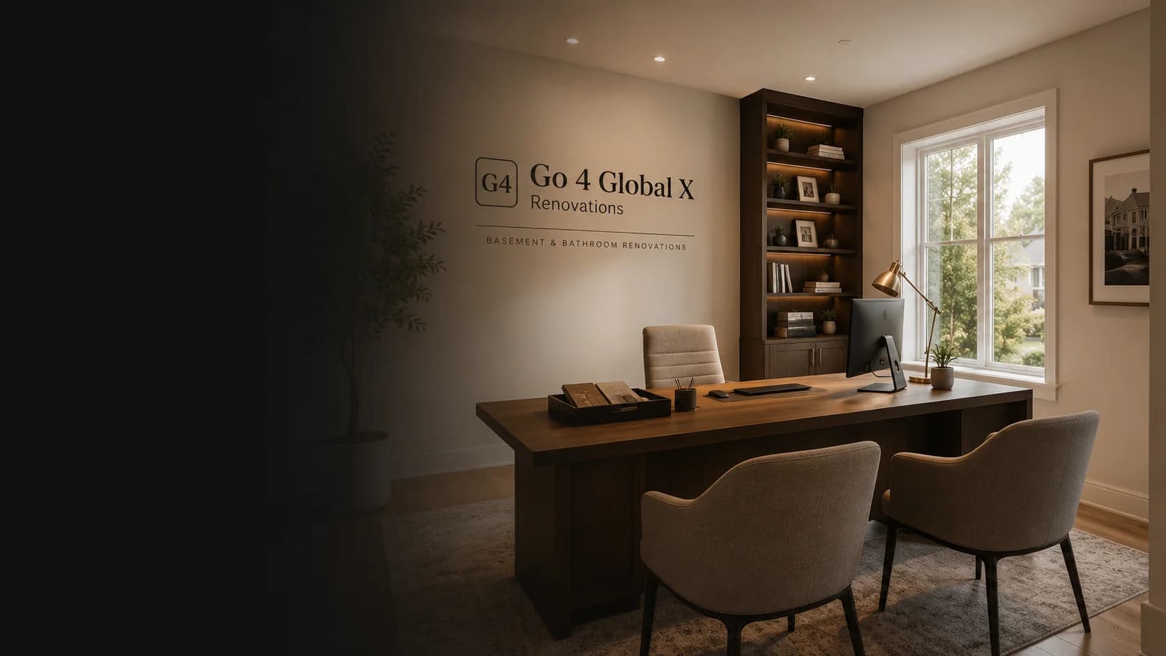 Go 4 Global X Renovations consultation office — request a free basement or bathroom renovation quote